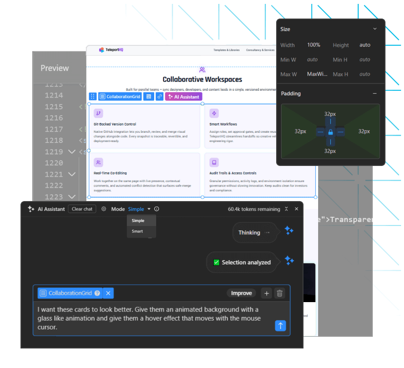 AI generation with full control image